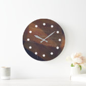 リッチオーバーレイデジタルアートクロック ラージ壁時計 (ホーム)