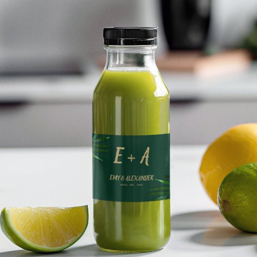 リッチグリーンゴールデン リキュールボトルラベル