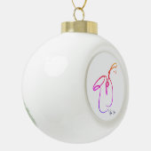 リッチコールオリジナルサックスアートオーナメント セラミックボールオーナメント (左)