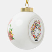 リッチコールオリジナルサックスアートオーナメント セラミックボールオーナメント (左)