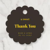 リッチゴールデン結婚インブラックテーマ フェイバータグ (裏面)