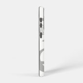 リッチサムスンケーストレンド抽象芸術ブラックパウダー SAMSUNG GALAXYケース (右側面)