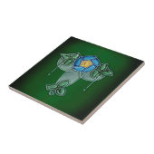 リッチジュエルトーンアールヌーボーマッキントッシュバラレプロ タイル (側面)