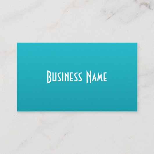 リッチターコイズ名刺 名刺 (正面)