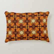 リッチテラコッタ焼きオレンジ色の茶色のパターン