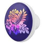 リッチパープルフローラハイビスカス セラミックノブ (右)