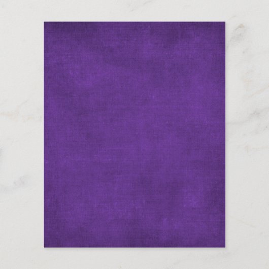 リッチパープル王室のビロードグランジ紙キャンバステンプレート チラシ (裏面)