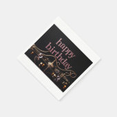 リッチピンク赤面贅沢なエレガント贅沢 スタンダードカクテルナプキン (角)