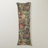 リッチフローラタペストリーブロケードアンティーククラシック ボディピロー (正面縦)