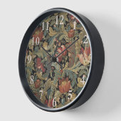 リッチフローラタペストリーブロケードアンティーククラシック 壁時計 (傾斜)