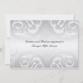 リッチブラックの「アイアンフルール・ド・リス」結婚式招待状 招待状 (裏面)