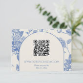 リッチブルーフランスのフローラトワールフローラ エンクロージャーカード (スタンド正面)