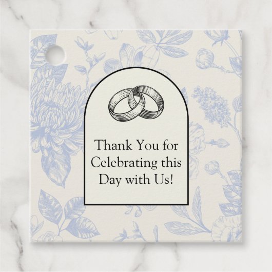 リッチブルーフランスのフローラトワールフローラ フェイバータグ (正面)