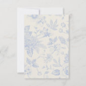 リッチブルーフランスのフローラトワールフローラ 出欠カード (裏面)