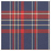 リッチブルー赤と白、 ファブリック (クローズアップ)