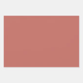 リッチブロンズレザーフェイクデザイン ラッピングペーパーシート (正面2)