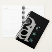 リッチプランナートレンド抽象芸術アート白黒グリーン プランナー手帳 (ディスプレー)