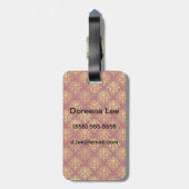 リッチホリデーダマスク ラゲッジタグ (裏面縦)