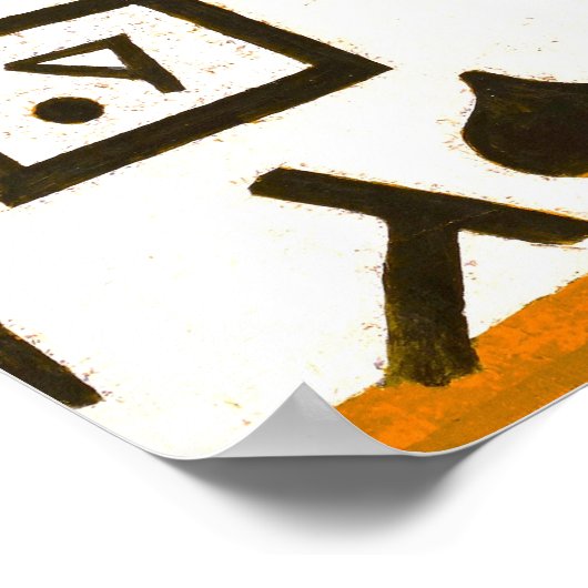 リッチポート抽象芸術アート ポスター (角)