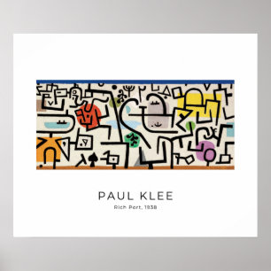 リッチポート抽象芸術モダンファインアート ポスター