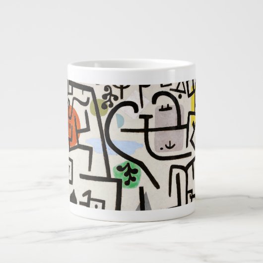 リッチポート(旅行写真、1938) by Paul Klee ジャンボコーヒーマグカップ (正面)