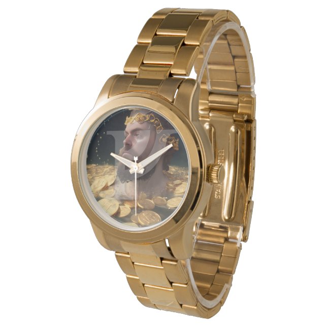 リッチマンルーン時計 |フェオフェフアングロサクソンバイキング 腕時計 (アングル)