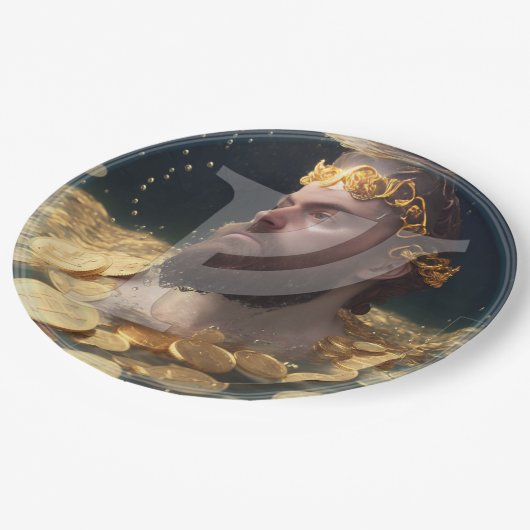 リッチマンルーン紙プレート |フェオフェフバイキングアングロ ペーパープレート (アングル)