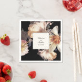 リッチムーディフローラエレガントな結婚式 スタンダードカクテルナプキン (インサイチュ)