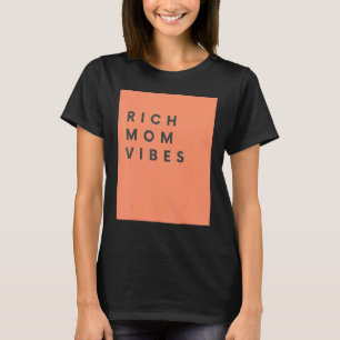 リッチモマビベスプリント皮肉笑わされる的 Tシャツ