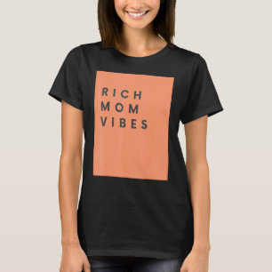 リッチモマビベスプリント皮肉笑わされる的 Tシャツ