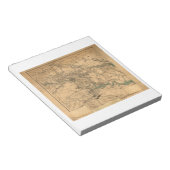 リッチモンドとピーターズバーグの内戦の地図（1864年） ノートパッド (アングル)