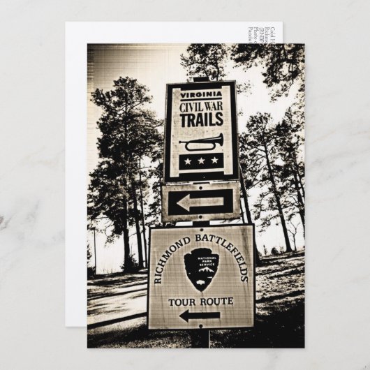 リッチモンドの戦場：冷水港湾内戦の跡 (正面/裏面)