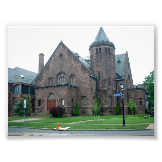 リッチモンドアベニューメソジストチャーチバッファローニューヨーク フォトプリント            (正面)