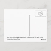 リッチモンドグランドイルミネーション、。 ポストカード (裏面)