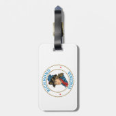 リッチモンドバージニアコロニアル ラゲッジタグ (裏面縦)