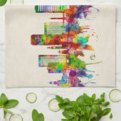 リッチモンドバージニアスカイライン キッチンタオル (折り畳み)