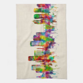 リッチモンドバージニアスカイライン キッチンタオル (縦)