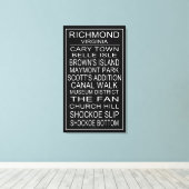 リッチモンドバージニアバ転がス キャンバスプリント (インサイチュ (ウッドフロア))