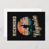 リッチモンドバージニア ポストカード (正面/裏面)