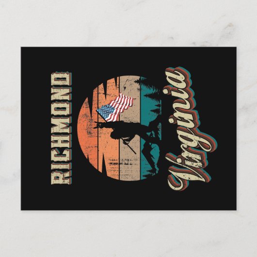 リッチモンドバージニア ポストカード (正面)