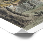 リッチモンドパークのキーパーズハウス1757 （ペン、インク&w） ポスター (角)