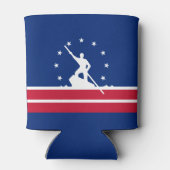 リッチモンド州旗、バージニアクーラーボックス 缶クーラー (裏面)