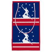 リッチモンド州旗、バージニア州スモール抱き枕 スモールペーパーバッグ (正面)