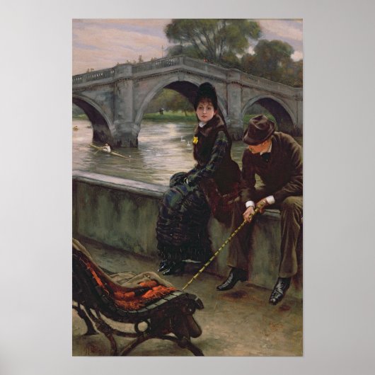 リッチモンド橋、c.1878 ポスター (正面)