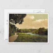 リッチモンド、テムズ川、ロンドン川、郊外の眺め。 ポストカード (正面/裏面)