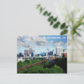 リッチモンド・バージニア・シティ・スカイライン旅行写真 ポストカード (スタンド正面)
