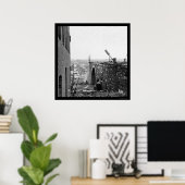 リッチモンド&ペテルブルク橋の遺跡1865 ポスター (ホームオフィス)