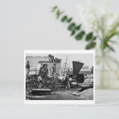 リッチモンド&ペテルブルクRR遺跡リッチモンドVA ポストカード (スタンド正面)