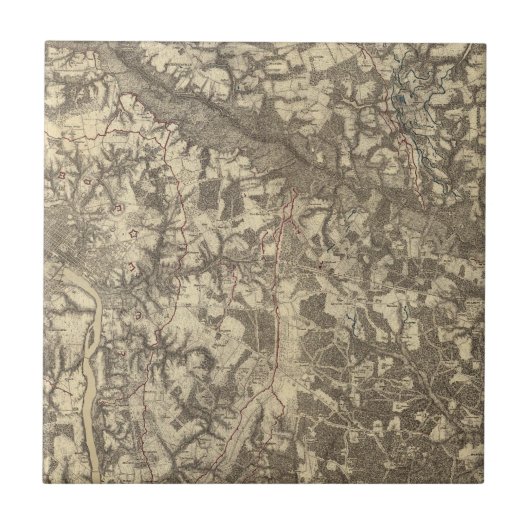 リッチモンド、ヴァージニア タイル (正面)