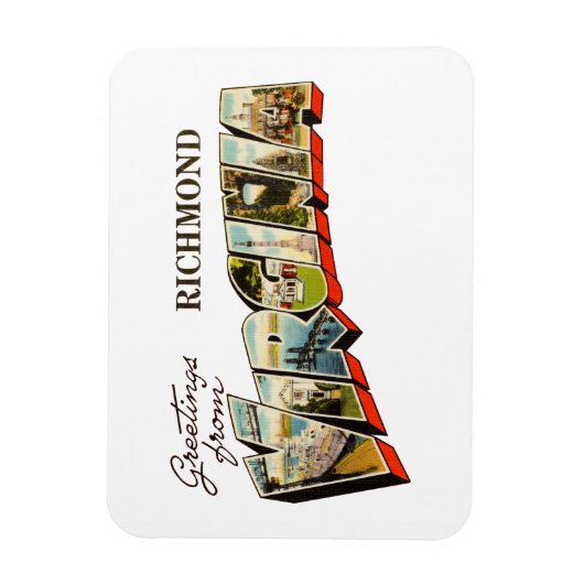 リッチモンドVA 1 マグネット (縦)